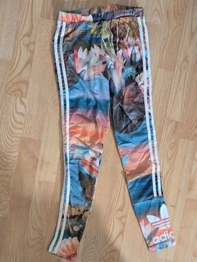 Adidas Originals x FARM Rio "Curso d'Agua" Leggings Size XS NWOT